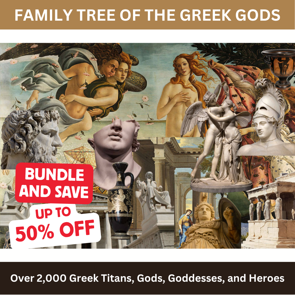 Product Image - Family Tree of the Greek Gods - up to 50 off Bundle