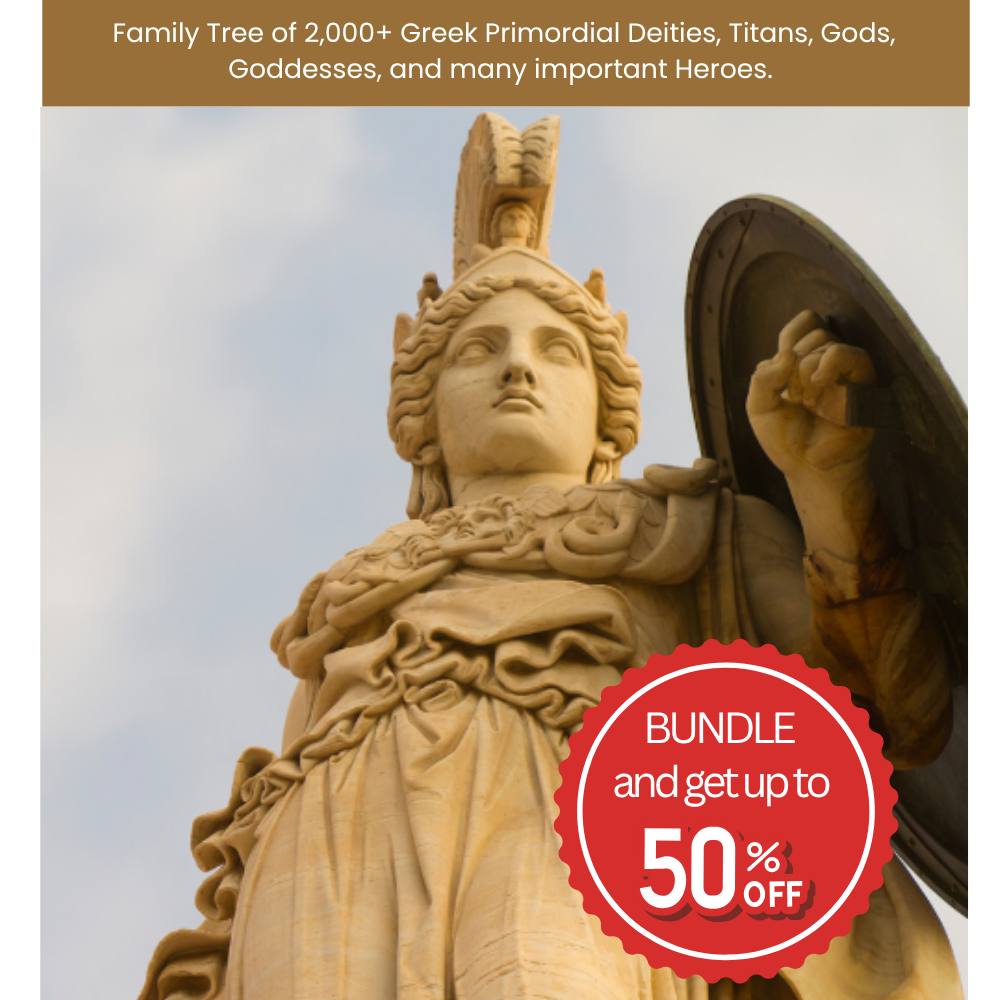 Depiction of the Greek Goddess Athena