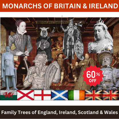 Main Product Image - Family Tree of the Monarchs of England, Ireland, Scotland and Wales